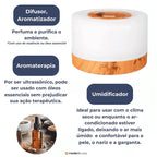 Aromatizador Umidificador Ultrassônico LED 7 Cores
