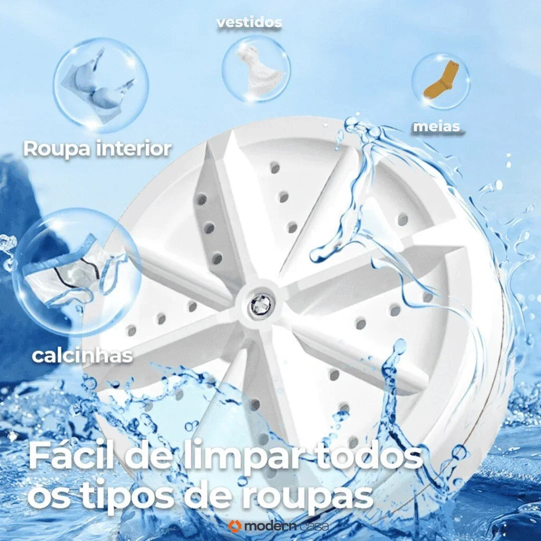 Mini Máquina de Lavar Roupa Portátil