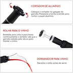 Abridor de Vinho Automático
