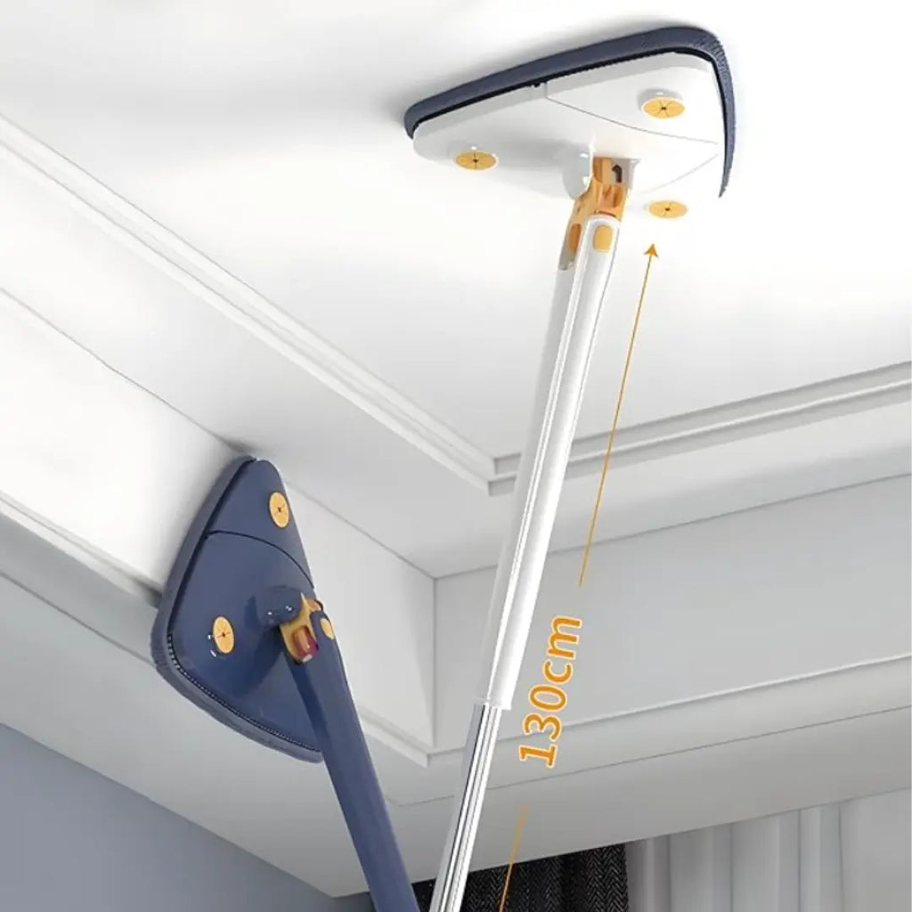 Mop de Limpeza Triangular 360° + Refil Grátis