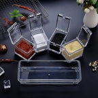 Porta Temperos e Condimentos Acrílico 4 Potes Organizadores