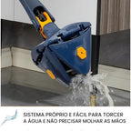 Mop de Limpeza Triangular 360° + Refil Grátis