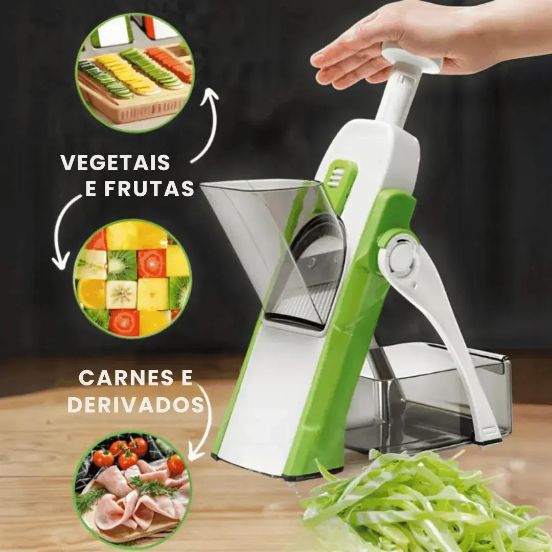 Cortador Mandoline Multifuncional 5 Funções