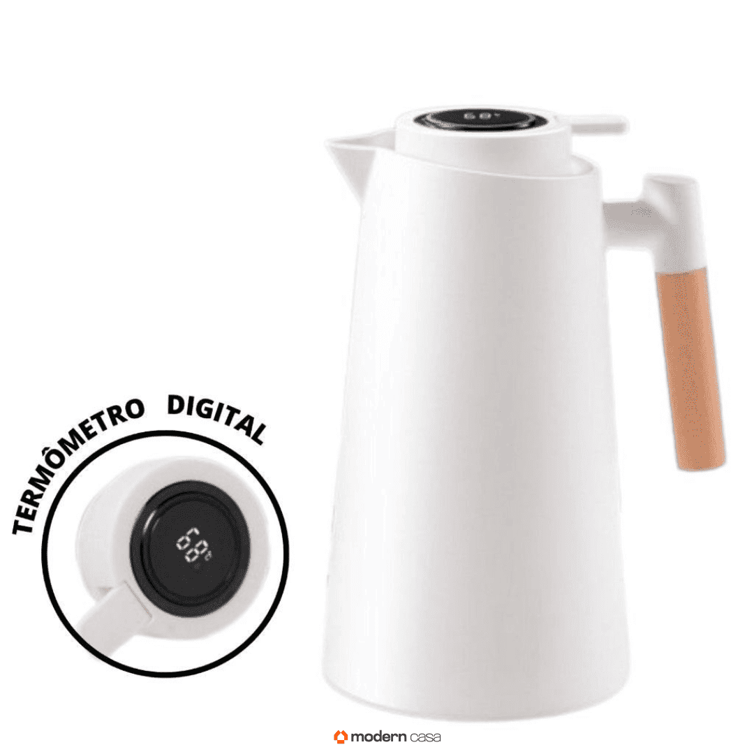 Garrafa Térmica com Termômetro 1 Litro