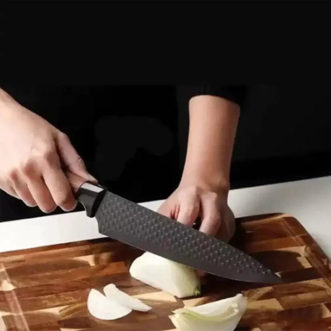 Kit de Facas 6 Peças com Tesoura e Descascador