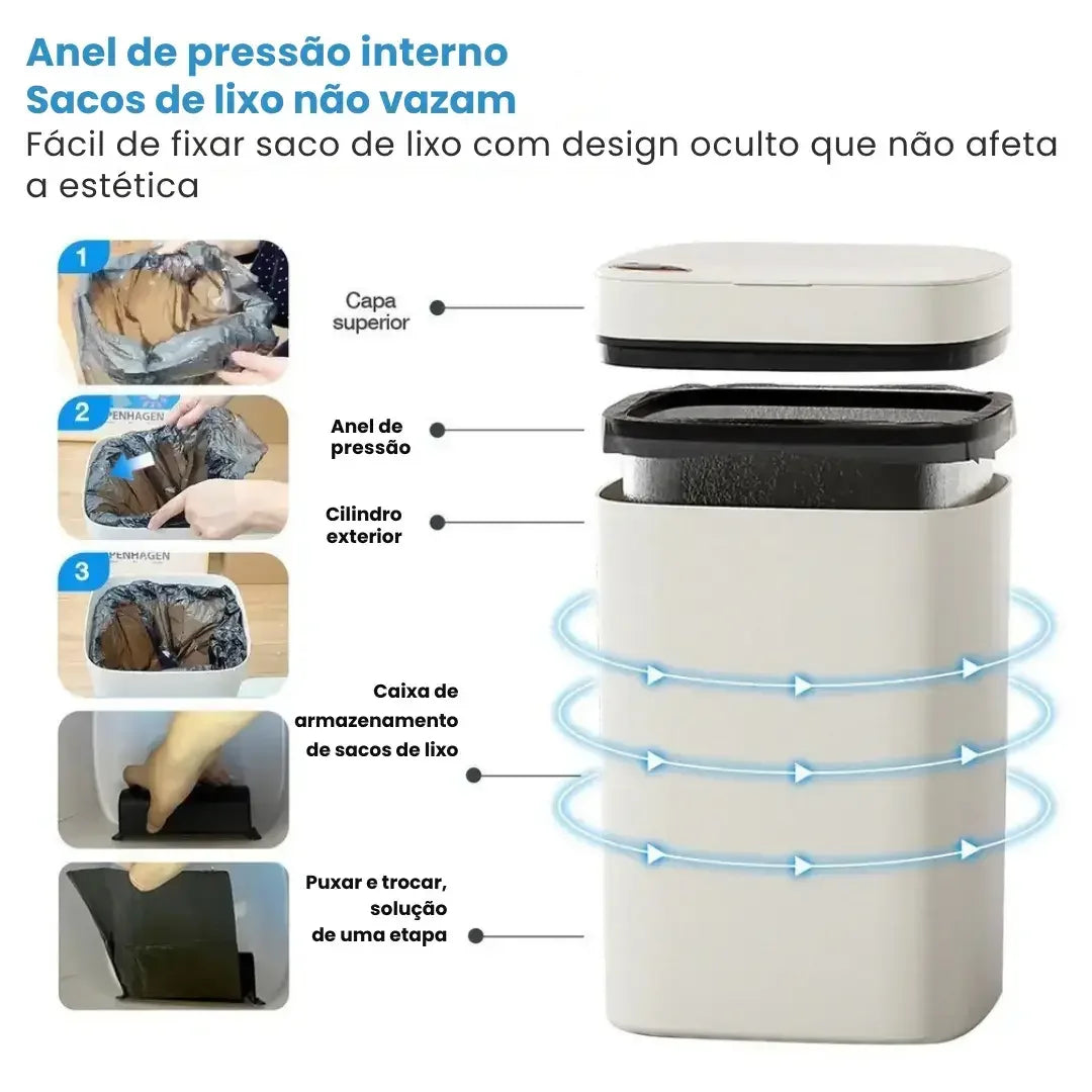 Lixeira Automática com Sensor de Proximidade