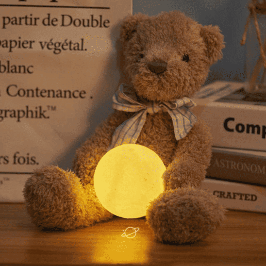 Luminária De Lua Cheia 3D Led