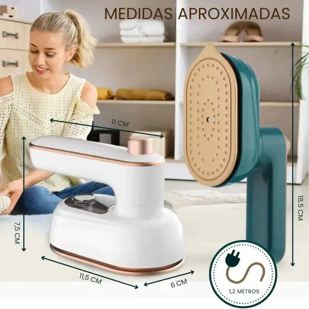 Mini Ferro de Passar Roupas a Vapor