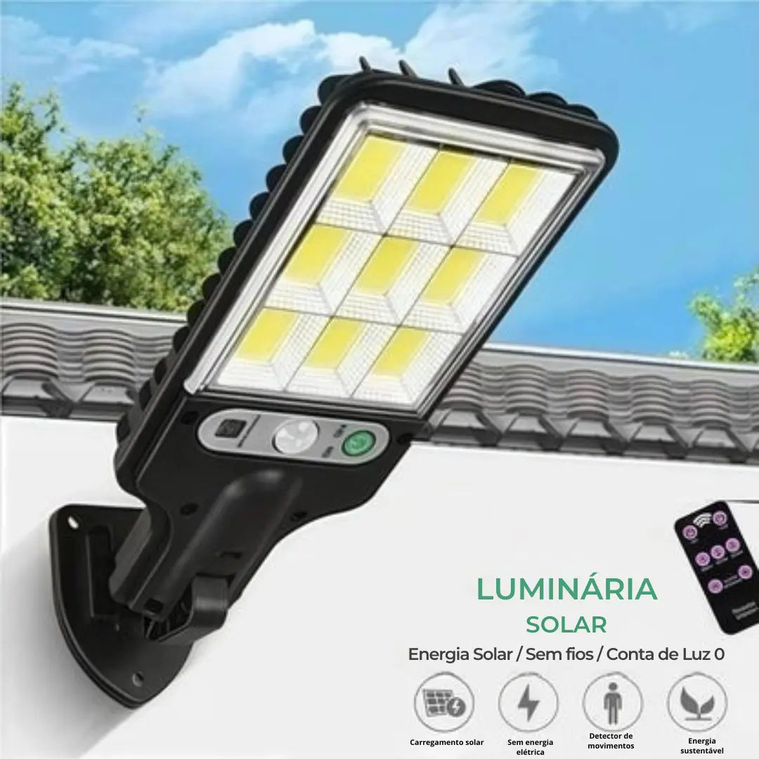 Refletor Solar LED Ultra Reflector com Sensor de Movimento