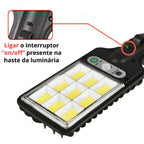 Refletor Solar LED Ultra Reflector com Sensor de Movimento