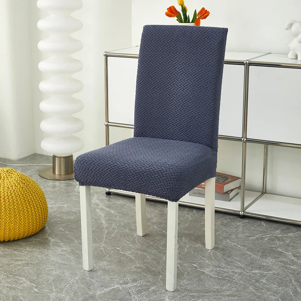 Capa para Cadeira de Jantar em Jacquard com Tecido Elástico para sala de jantar - Durável