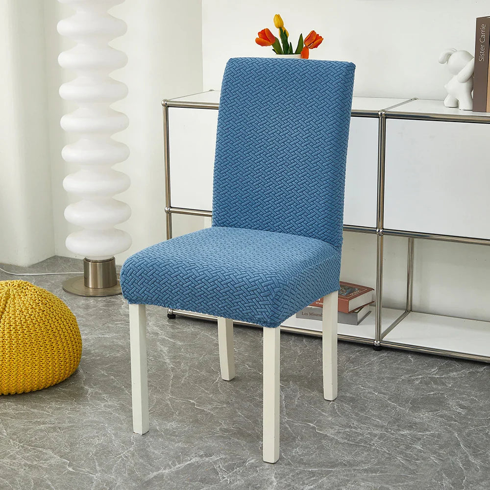 Capa para Cadeira de Jantar em Jacquard com Tecido Elástico para sala de jantar - Durável
