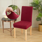 Capa Protetora Elástica para Cadeira em Tecido Spandex para Sala de Jantar - Ajuste Perfeito