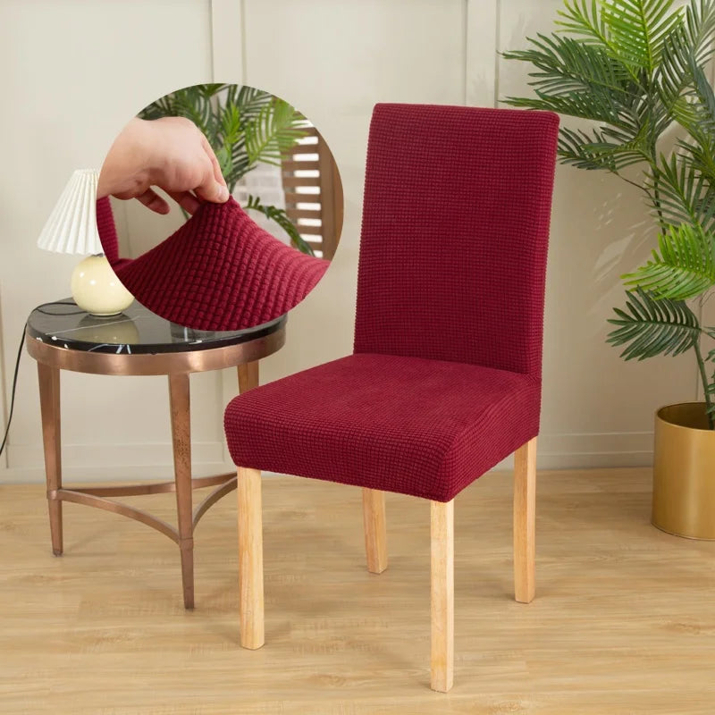 Capa Protetora Elástica para Cadeira em Tecido Spandex para Sala de Jantar - Ajuste Perfeito