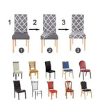 Capa de Cadeira Impermeável Aveludada - Kit de 2 a 6 cadeiras