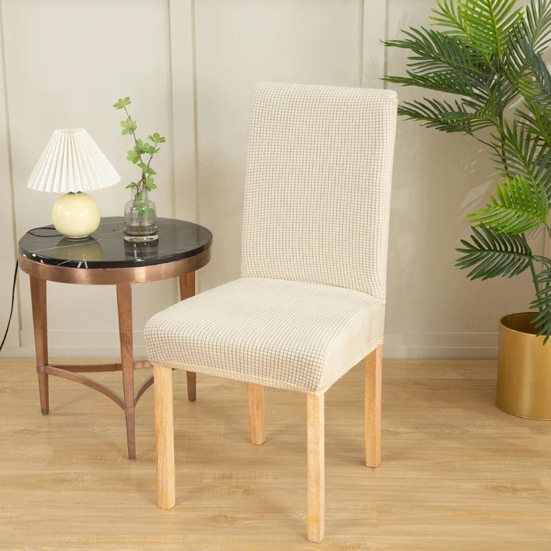 Capa Protetora Elástica para Cadeira em Tecido Spandex para Sala de Jantar - Ajuste Perfeito