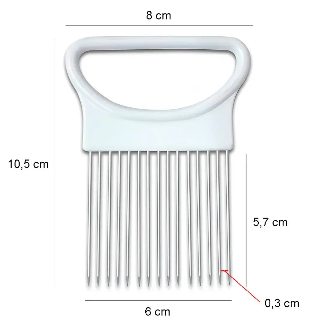 Suporte De Corte De Cebola Em Aço Inoxidável