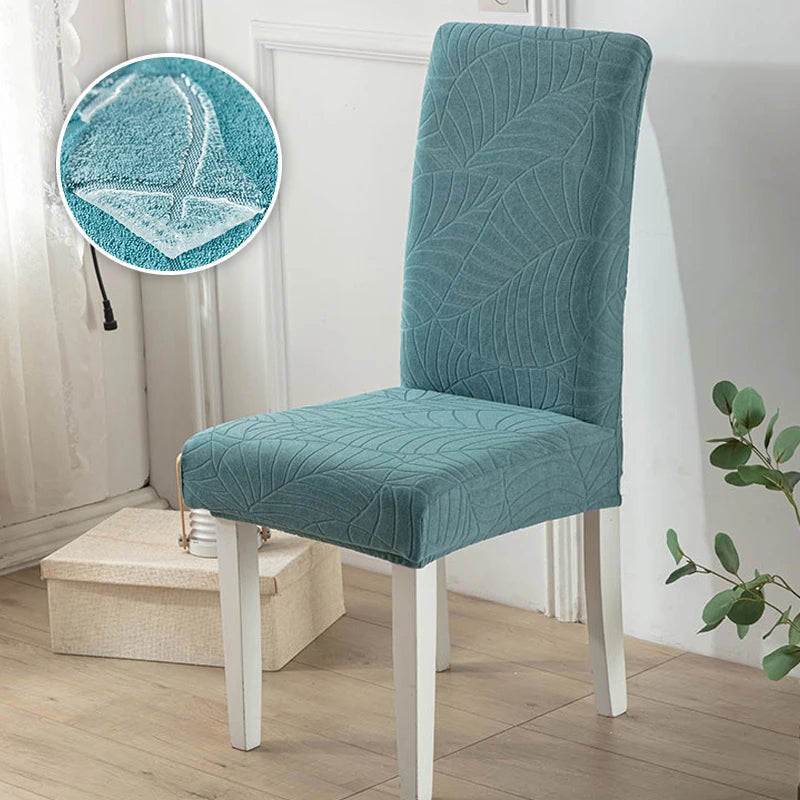 Capa de Cadeira Impermeável Aveludada - Kit de 2 a 6 cadeiras