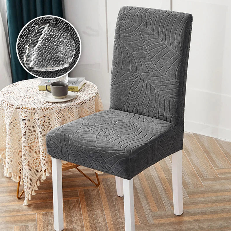 Capa de Cadeira Impermeável Aveludada - Kit de 2 a 6 cadeiras