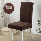 Capa de Cadeira Impermeável Aveludada - Kit de 2 a 6 cadeiras