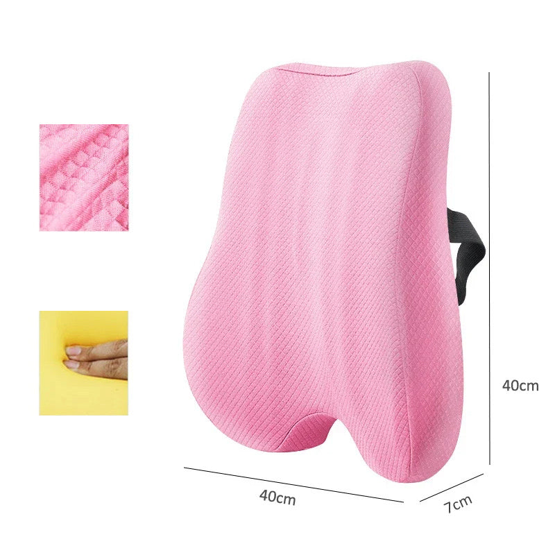Almofada Ortopédica para Assento com Memória de Espuma - Conjunto Assento e Suporte para Cintura